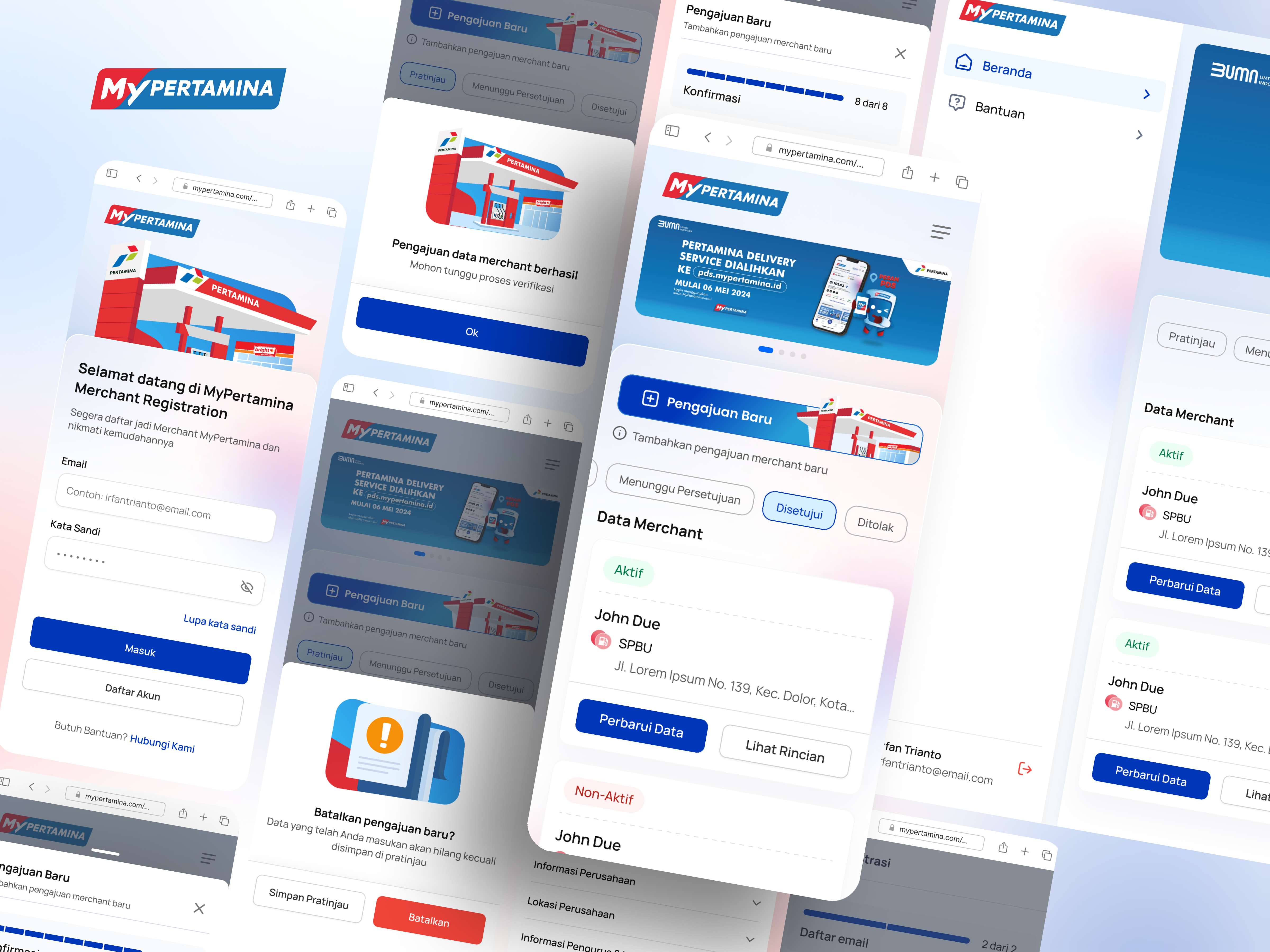 MyPertamina Merchant Registration App